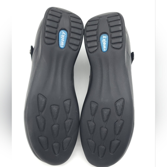 Wolky Womens Passion Mary Jane Shoe Size 11 EU 42 Smooth Black Leather Comfort - Picture 8 of 9